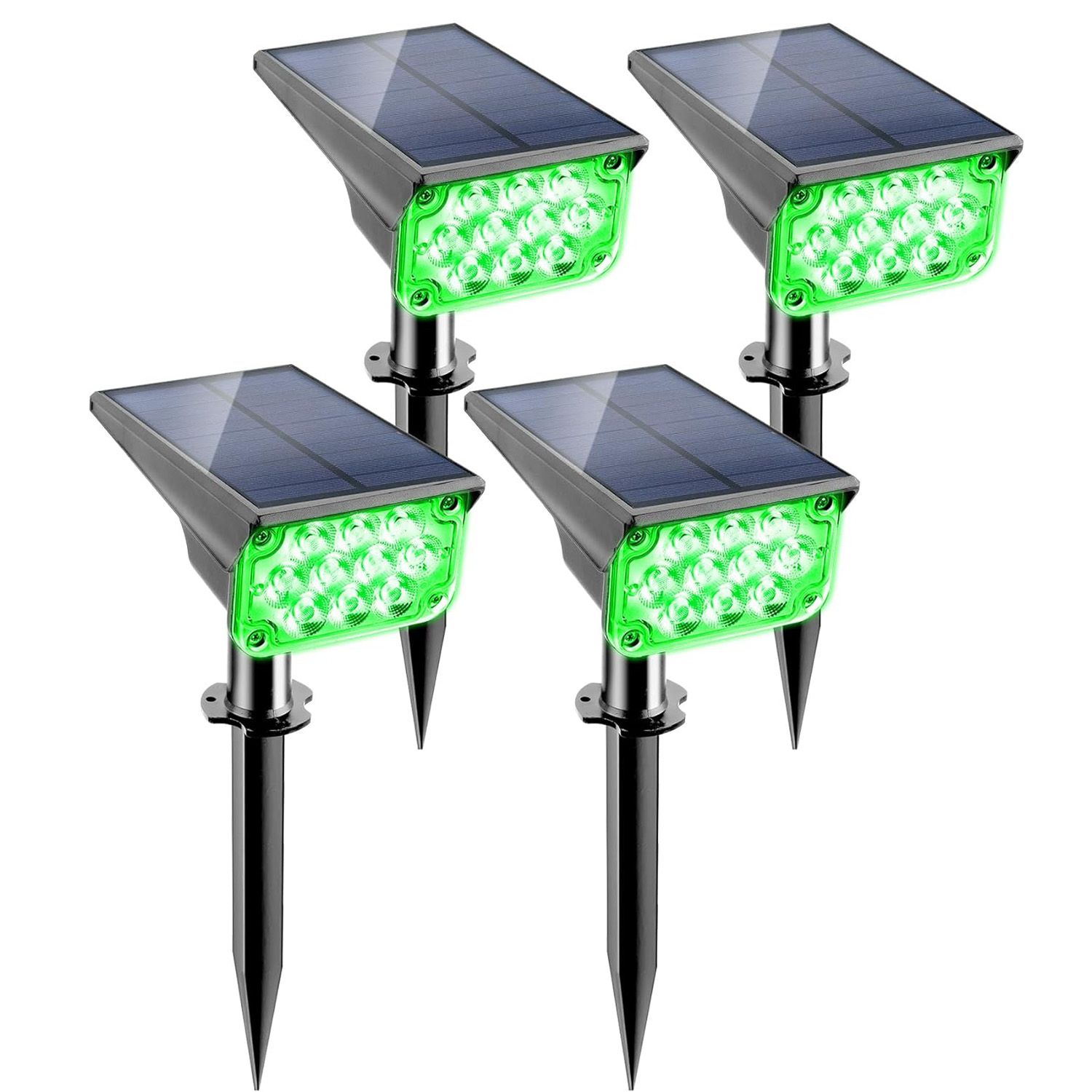Waterproof Junction Box Solar - 4 pçs holofote solar ao ar