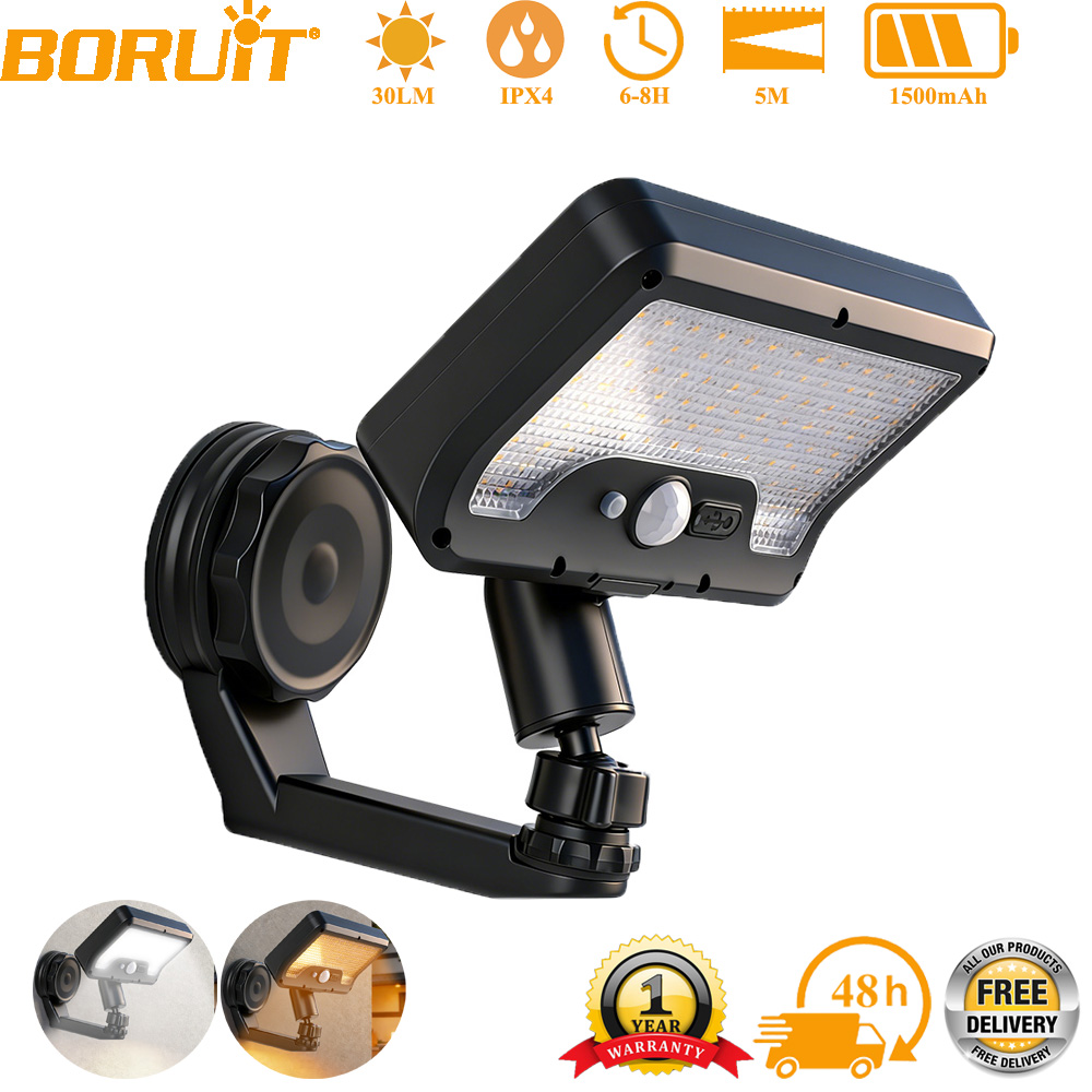 Waterproof Junction Box Solar - Luzes de Sensor de Movimento BORUiT
