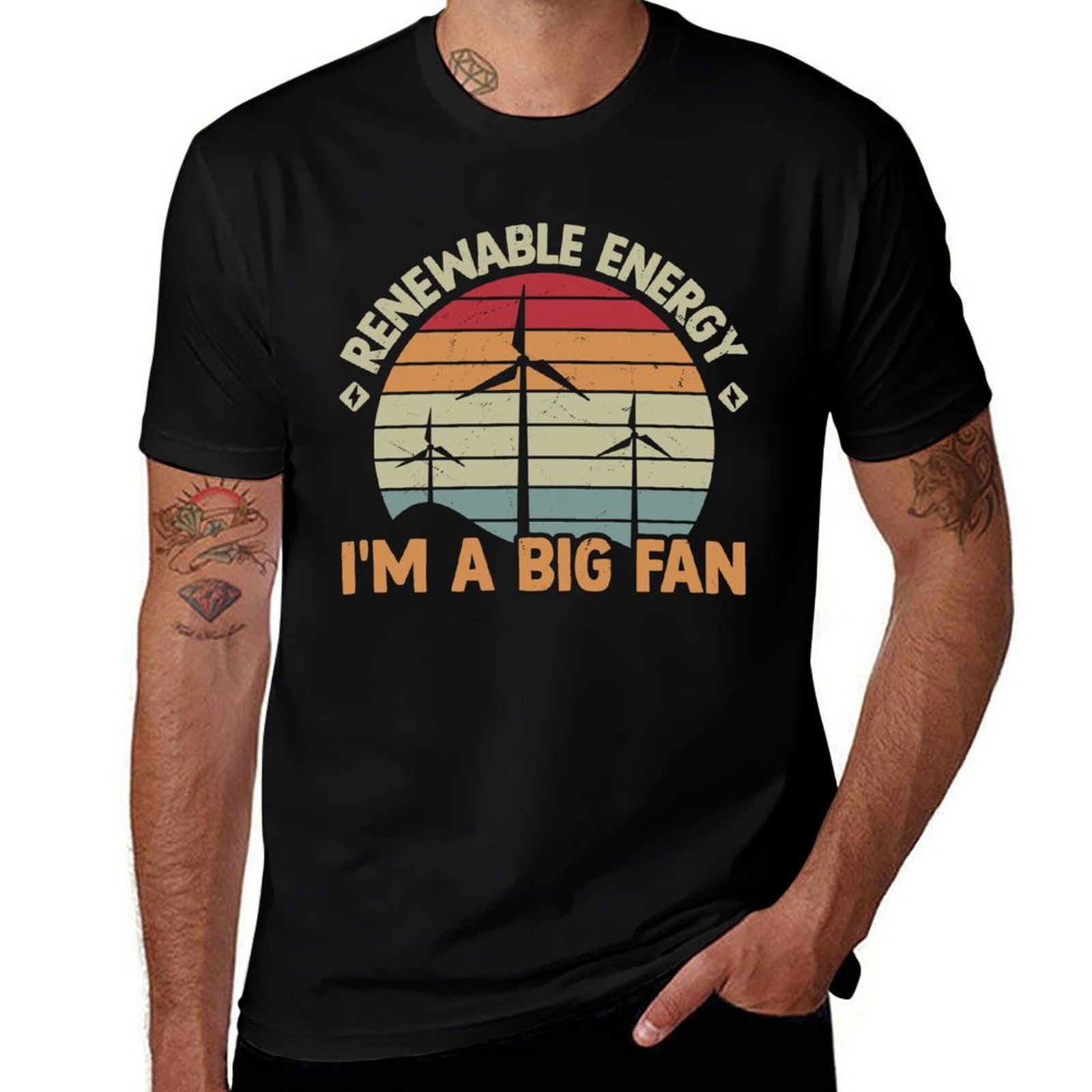 Renewable Energy Work - Roupas para amantes da energia: camiseta