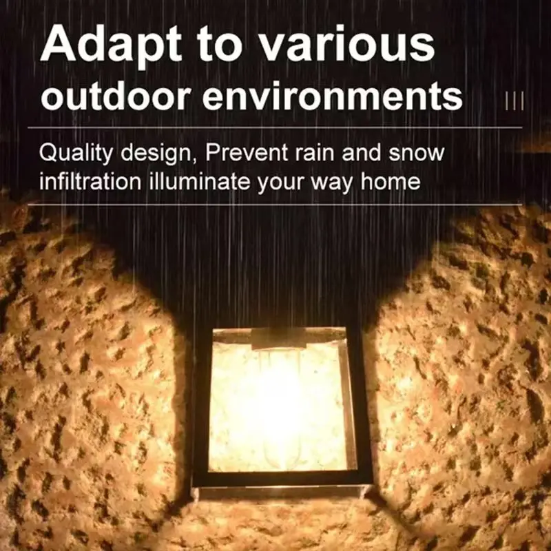 Luz de Parede Solar Externa de - Waterproof Junction Box Solar avaliação e preço