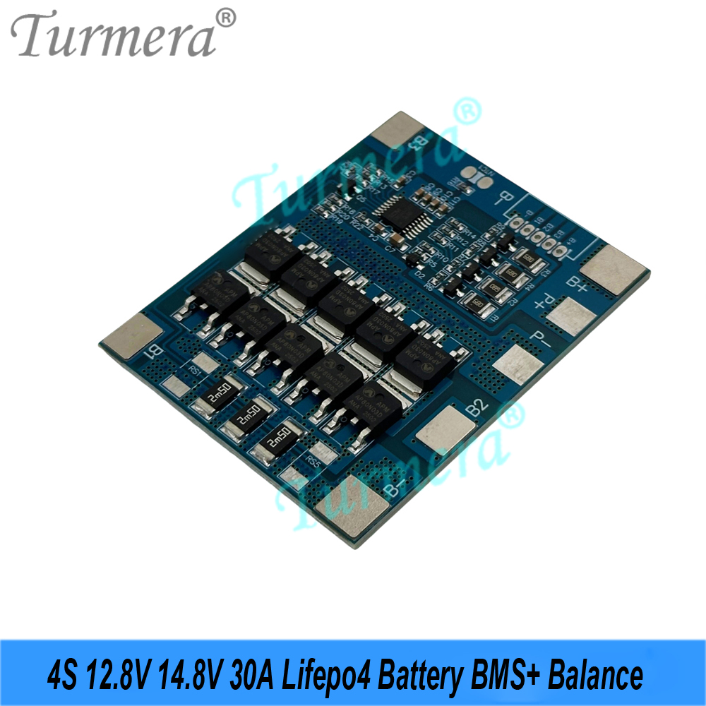 Turmera 4S 12.8v 14.8v 30a lif - Smart Bms avaliação e preço