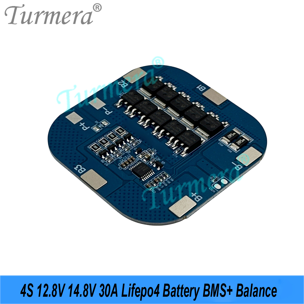 Turmera 4S 12.8v 14.8v 30a lif - Smart Bms avaliação e preço