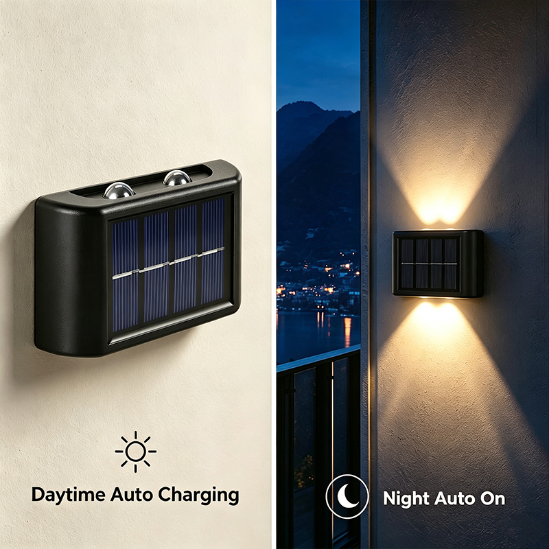 Luz Solar de Parede Externa à  - Waterproof Junction Box Solar avaliação e preço